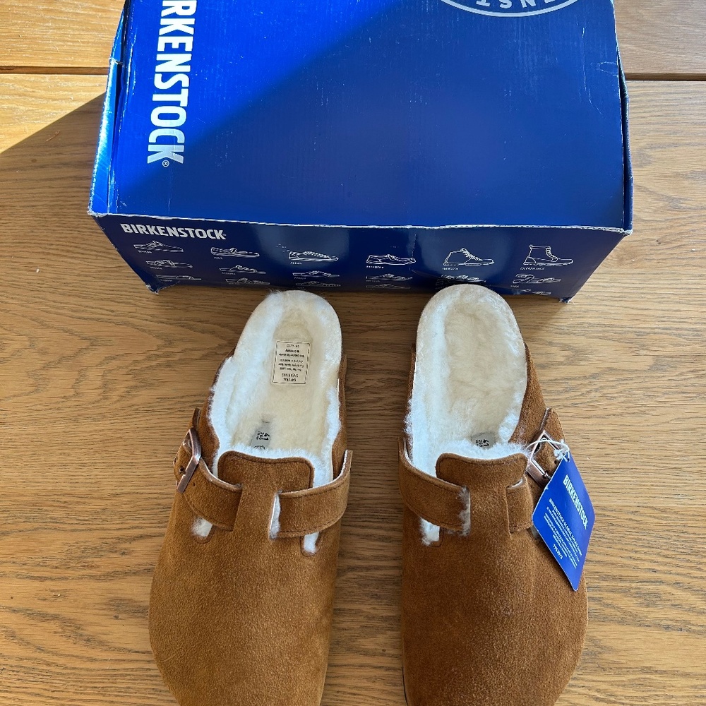Birkenstock Shearling Boston - brand new still in box!